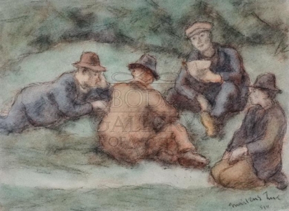 Márkus Imre (1872-?): Kártyázók